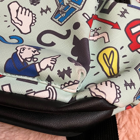 Monopoly Patterned mini Backpack - Picture 3 of 6